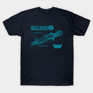 Sulaco Schematics BL T-Shirt